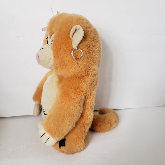 Winning Edge Girl Monkey Golf Club Cover with Earrings & bow - Picture 2 of 7